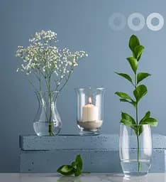 Ваза Trend Glass Emma, скло, 25 см, прозора (35705) - мініатюра 2