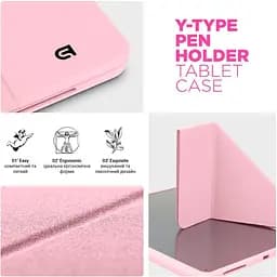 Чохол-книжка ArmorStandart Y-Type PEN для Apple iPad 10th Gen 10.9` (2022)/iPad 11 (2025) Pink (ARM77505) [133703] - мініатюра 5