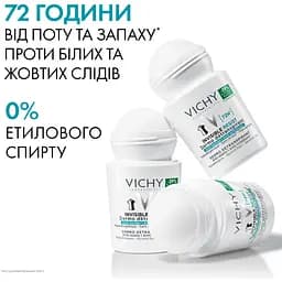 Дезодорант-антиперспірант Vichy Deo Invisible Resist кульковий 72 години захисту 50 мл  - мініатюра 3
