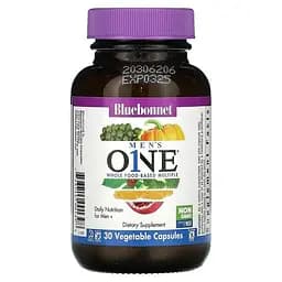 Мультівітаміни для чоловіків Bluebonnet Nutrition Men's One 30 веган капсул