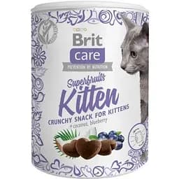 Лакомство для котят Brit Care Cat Snack Superfruits Kitten курица 100 г