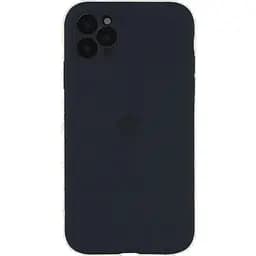 Чехол Silicone Case Full Camera Protective AA для iPhone 12 Pro Max 6.7" Серый / Dark Gray