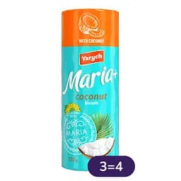 Печенье затяжное Yarych Мария+ с кокосом 600 г (4 шт. х 150 г)