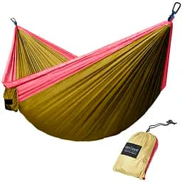 Подвесной гамак Supretto из нейлона, красно-бежевый (57120006)