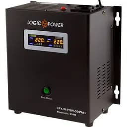 Джерело безперебійного живлення з правильною синусоїдою LogicPower LPYWPSW-500VA 350Вт, LCD, 12V під зовнішній АКБ, заряд 10А