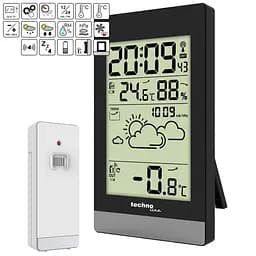 Метеостанція Technoline WS9132 Black (WS9132), Чорний - мініатюра 9