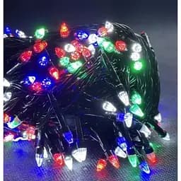 Новорічна LED гірлянда Конус 18 метрів 300 яскравих кольорових лампочок