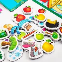 Магнітна гра з дошкою Vladi Toys Властивості. Академія розвитку. укр. мова (VT5412-03) - мініатюра 3