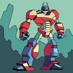 Картина по номерам Santi Робот, 25х25 см (954603)