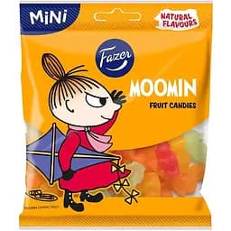 Цукерки жувальні Fazer Moomin фруктові 80 г