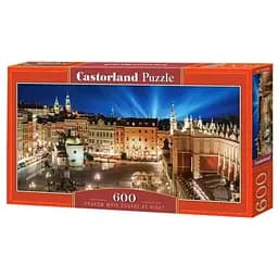 Пазл Castorland puzzle Ночная площадь, Краков, Польша, 600 эл. (панорама) (B-060306)