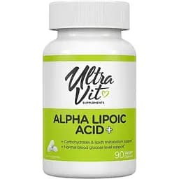 Натуральна добавка VPLab UltraVit Alpha Lipoic Acid+, 90 вегакапсул