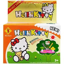 Конструктор Котик Bambi SL8902 фигурка Китти подставка оборудование аксессуари Вид 3