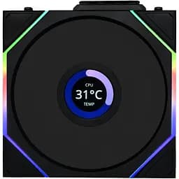 Вентилятор Lian Li UNI Fan TL WIRELESS LCD 120-1 (G99.12TLLCD1W1B.00) Black