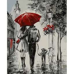 Картина за номерами Santi Прогулянка закоханих, 40х50 см (954468)