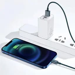 Кабель Baseus Superior Series Fast Charging Data Cable USB to iP 2.4A 2m Blue (CALYS-C03) - мініатюра 3