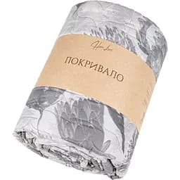 Покрывало стеганое Home Line Протея 210x240 см серое (194738)