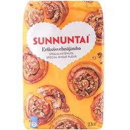 Мука пшеничная Sunnuntai 2 кг (946623)