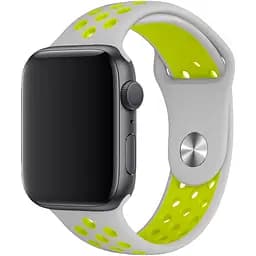 Ремінець Sport Nike для Apple Watch 42/44/45/46/49mm Gray/Yellow [119480] - мініатюра 3