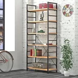 Стелаж офісний L-190 Loft Design (Дуб Крафт золотий)
