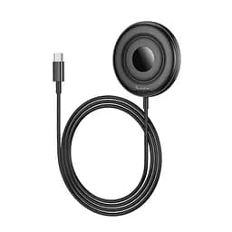 Беспроводное зарядное устройство Hoco CW61 Phantom magnetic wireless fast charger with digital display Черный