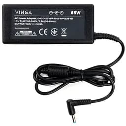 Блок живлення до ноутбуку Vinga HP 65W 19.5V 3.33А 4.5*3.0 (VPA-1953-HP4530-101) - мініатюра 2