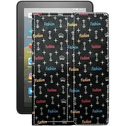 Чохол StatusCASE з екошкіри для планшету Amazon Fire HD 8 2020 Фешн чорний