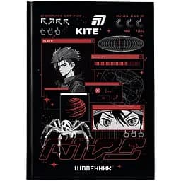 Щоденник шкільний Kite Red Anime тверда обкладинка (K26-262-8)