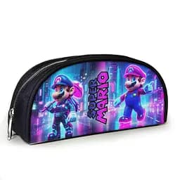 Пенал шкільний з принтом Супер Маріо 23х10х8 см з принтом для хлопчика (3810)