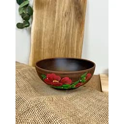 Миска керамічна (глиняна) Мак 700 мл