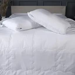 Літній постільний комплект MirSon Line Satin Light Pro Snow White Бавовна Полуторний (2200010977608) - мініатюра 4