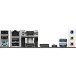 Материнська плата ASRock N100M (Quad-Core N100 3.4GHz, 1xDDR4 DIMM, VGA/HDMI/DP, 1xPCIe, 2xSATAIII, M.2, GLan, mATX) - мініатюра 4