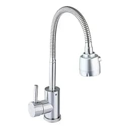 Смеситель для кухни Armata SUS-011 с гибким изливом CH6185 Нержавеющая сталь