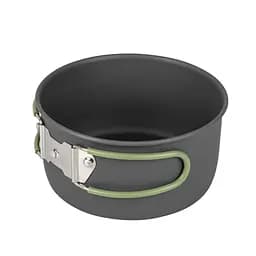 Набір посуду Bo-Camp Explorer 4 Pieces Hard Anodized Grey/Green (2200244), Сірий - мініатюра 8