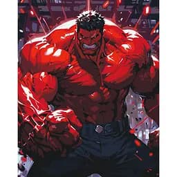 Набір для розпису ArtCraft Червоний Халк 40х50 см (16522-AC)