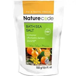 Морська сіль для ванн Nature Code Romantic dance 550 г
