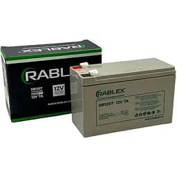 Акумулятор свинцево-кислотний Rablex RB1207 акумуляторна батарея 12V-7A 9000мah - мініатюра 2