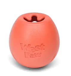 Игрушка для собак West Paw Zogoflex Rumbl для лакомства малый 8 см оранжевый (BZ040MEL)