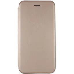 Кожаный чехол-книжка Classy для Xiaomi Redmi 9C / 10A Золотой
