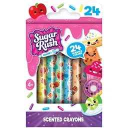 Набор ароматных восковых карандашей Scentos Sugar Rush Феерия цветов, 24 шт. (30008)