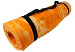 Килимок для йоги та фітнесу s-EVA Mat 8 мм Помаранчевий EasyFit fit0025108 - мініатюра 3