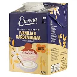 Вівсяне молоко для кави Elovena Barista з ваніллю та кардамоном без глютену 500 мл - мініатюра 2