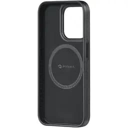 Чохол-накладка Pitaka MagEZ Case Pro 4 Twill 600D Black/Grey для iPhone 15 Pro Max (KI1501PMPA) - мініатюра 4