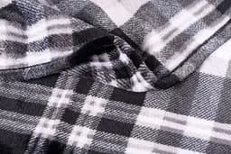 Плед Ardesto Flannel 200х220 см сіра клітинка (ART0102PB) - мініатюра 5