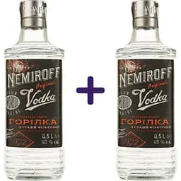 Набор: водка особенная Nemiroff Originals 40% 0.5 л х 2 шт.