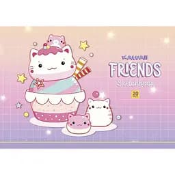 Альбом для малювання Школярик PB-GB-020-8513-1 склейка 20 аркушів