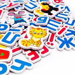 Абетка Vladi Toys магнітна з дошкою, укр. мова (VT5412-01) - мініатюра 8