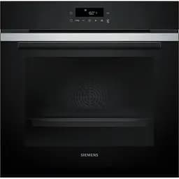 Духова шафа Siemens електрична 71 л, A+, дисплей, конвекція, піроліз, телескопічні направляючі, нержавіюча сталь