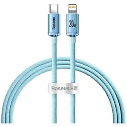 Кабель Baseus Gem Fast-Charging Data Cable USB-C to iP 20W 1 м Galaxy блакитний