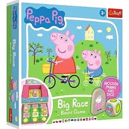 Настольная игра Trefl Большие гонки. Свинка Пеппа (Big Race. Peppa Pig) (02262)